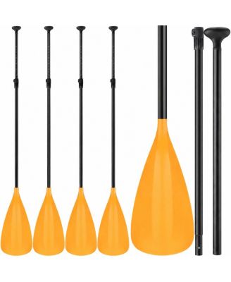 Adjustable 3 Piece SUP Paddles Lightweight Aluminum Alloy Comfort T Grip