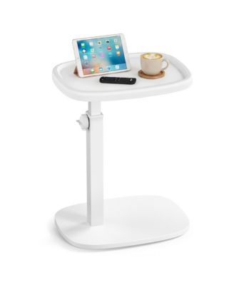 C Shaped Couch Side Table with Compact Design for Small Spaces