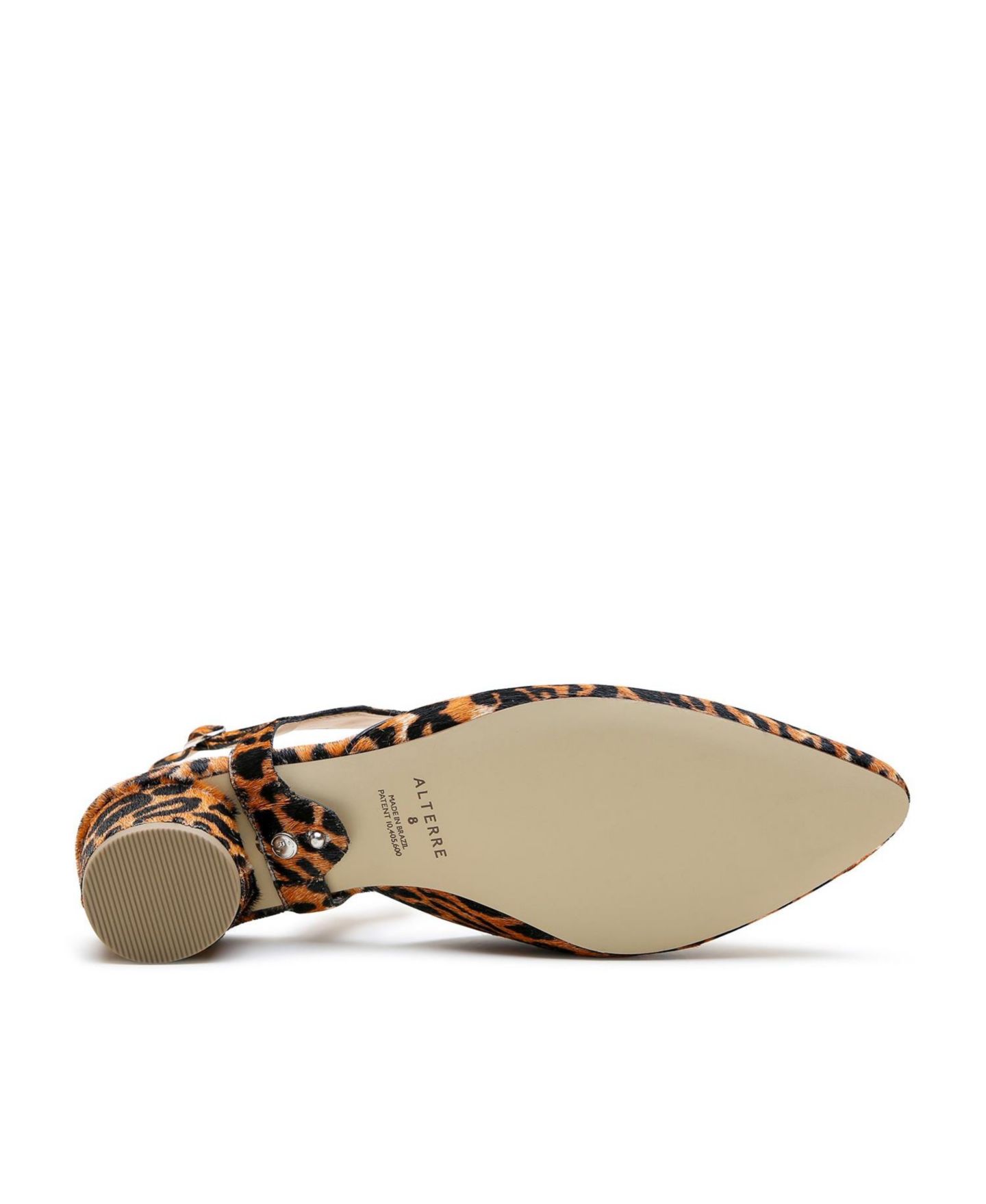Женские сандалии Alterre Jaguar Elsie Animal Print Block Heel — фото 5