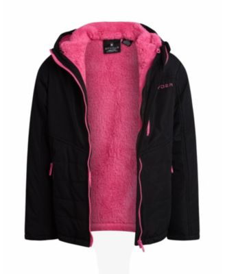 Girls' 4-16 3-in-1 Hooded Fleece Jacket