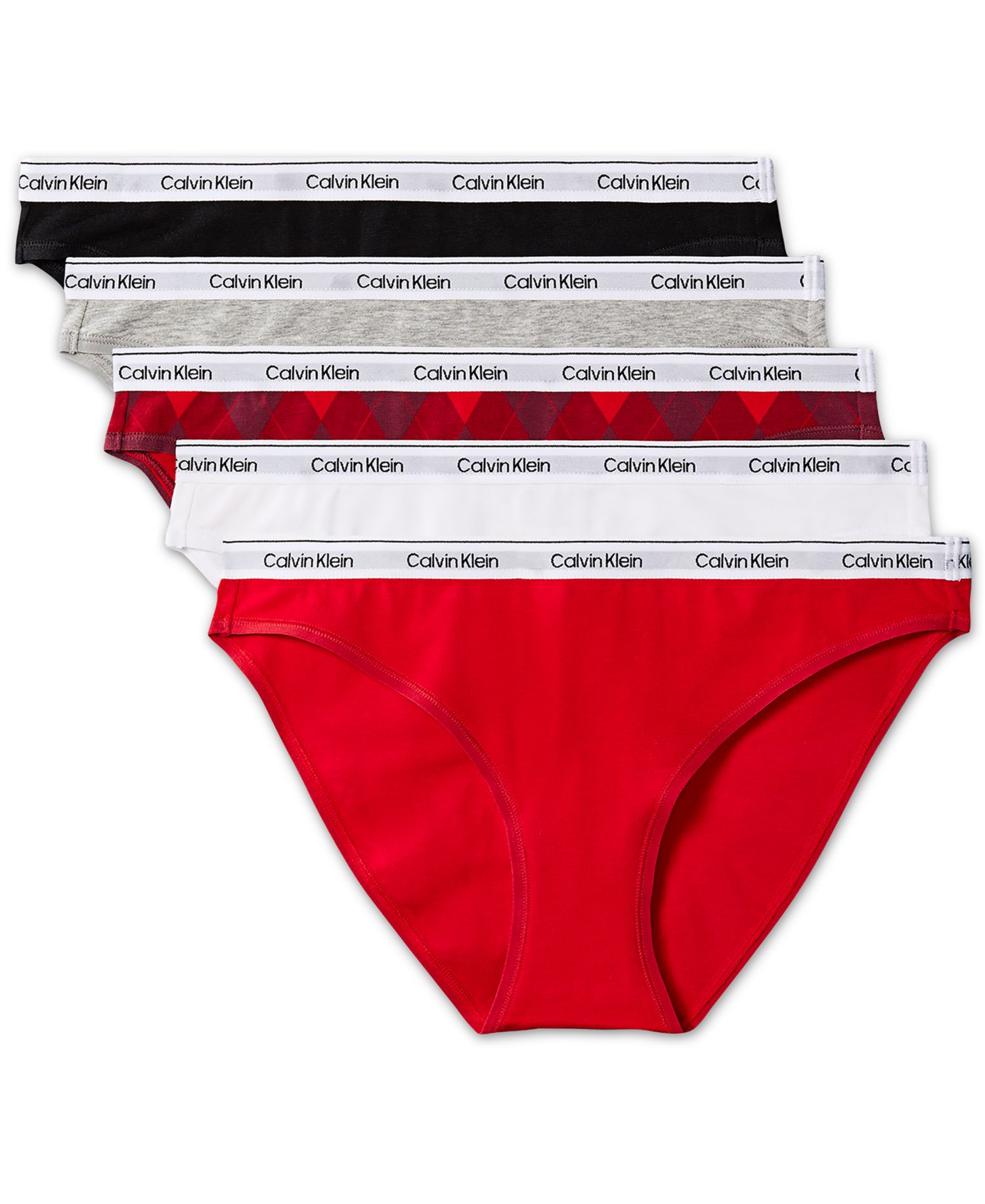 Women's Icon Logo 5-Pack Low-Rise Bikini Underwear QD5208
