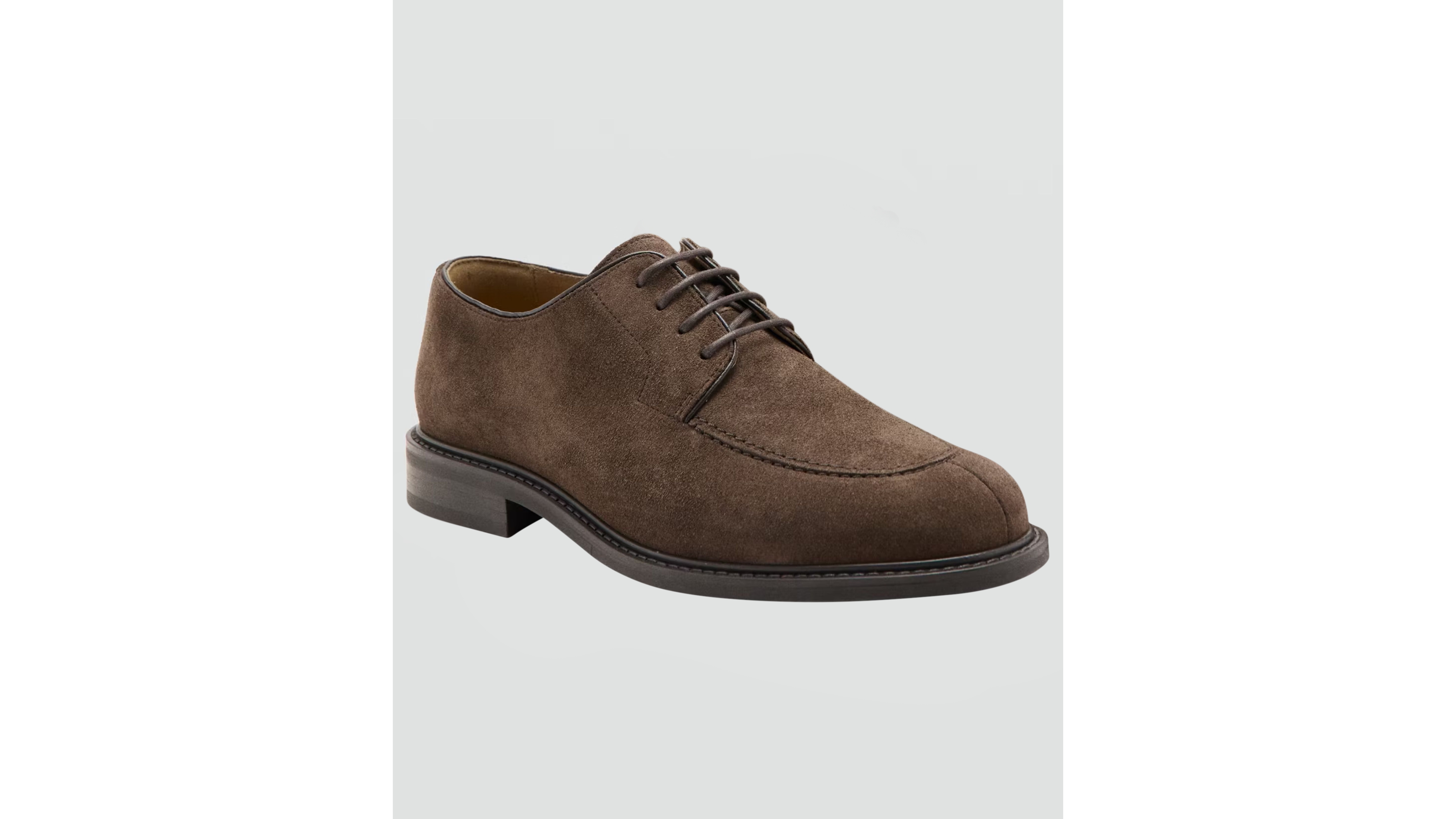 Mango Men's Split Leather Suede Round-Toe Suit Shoes