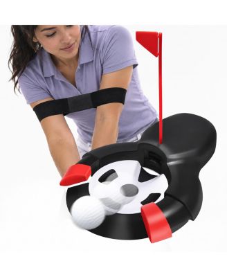 Automatic Golf Putting Cup With Ball Return Portable Training Aid For Indoor Outdoor Office Practice