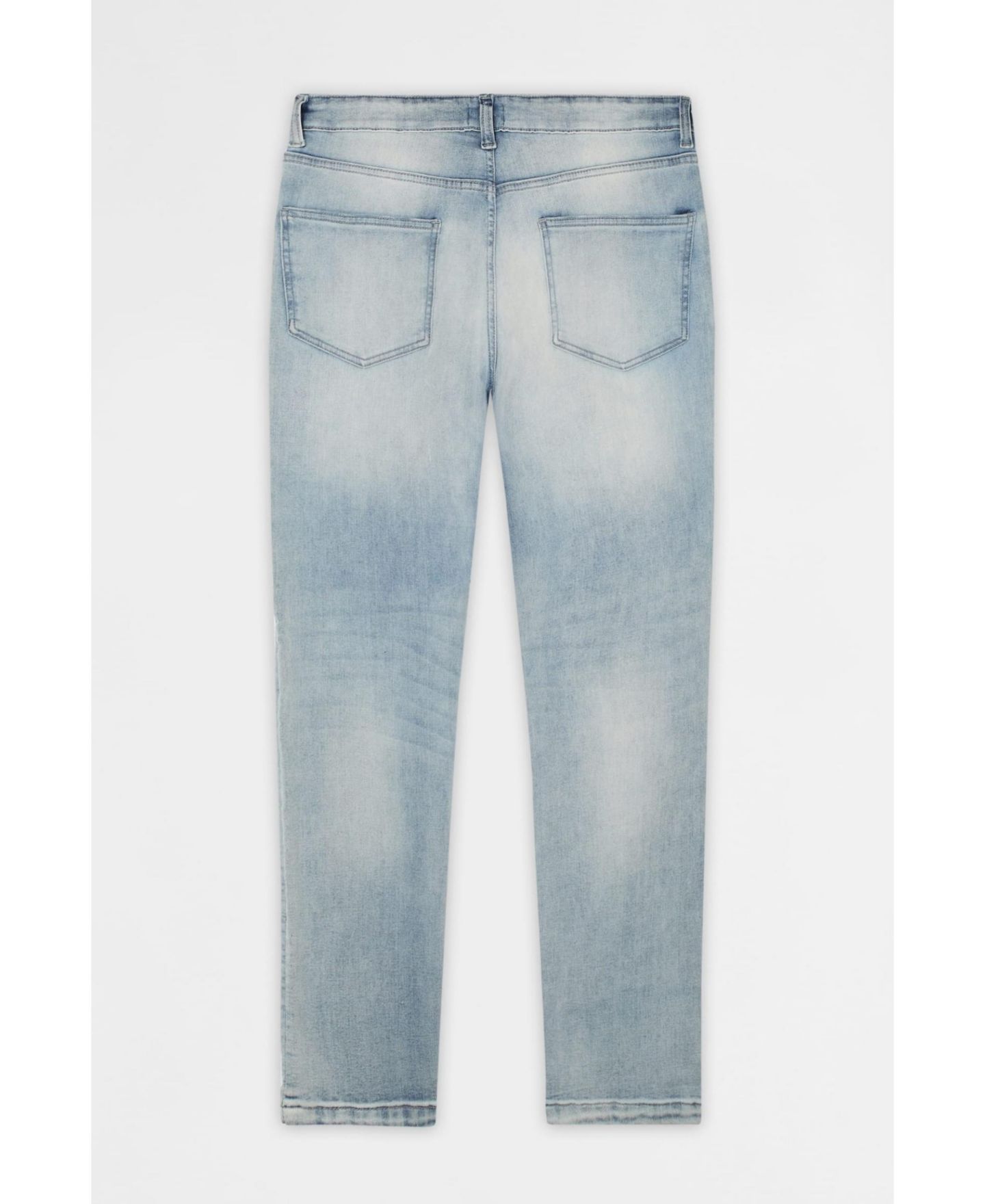 Мужские джинсы Reason Ice Distressed Skinny, цвет: Светлый синий — фото 4