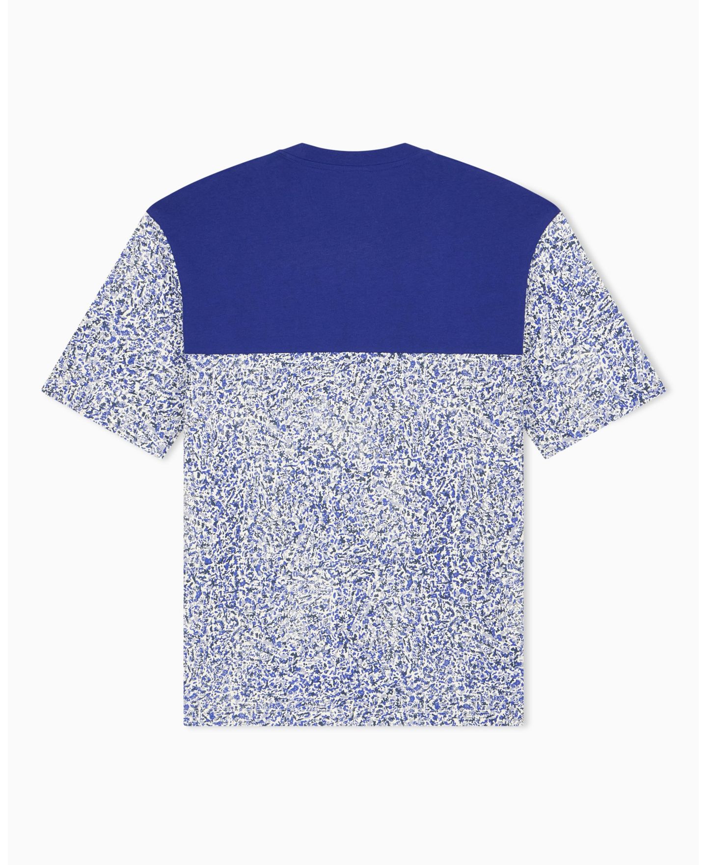 Мужская футболка A|X Armani Exchange Colorblock-Print Crewneck, цвет: Синий — фото 3