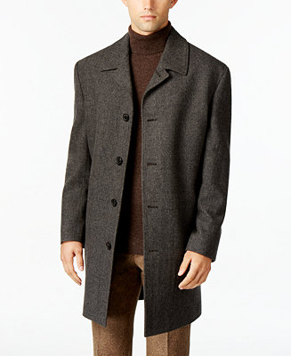 London Fog Coventry Wool-Blend Overcoat & Reviews - Coats & Jackets ...