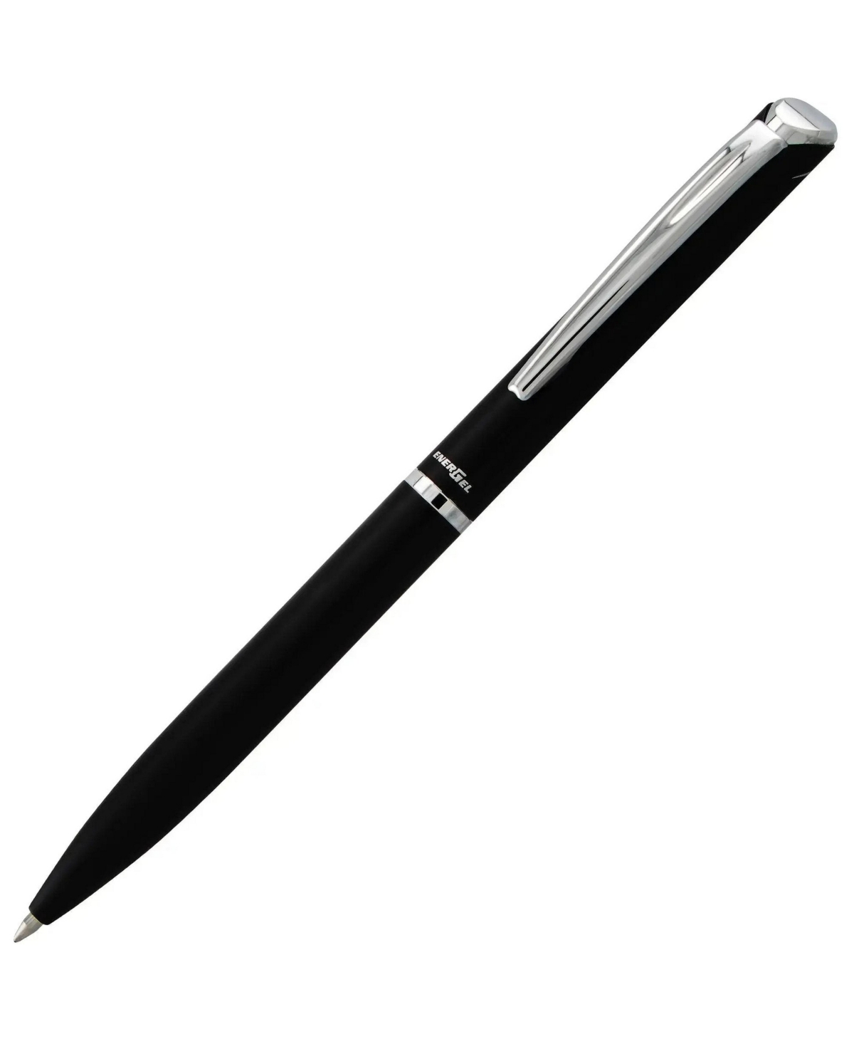 Pentel EnerGel Style Gel Pen, (0.7mm) Medium Line, Black barrel, Black Ink, Gift Box w/ Belly Band Pen