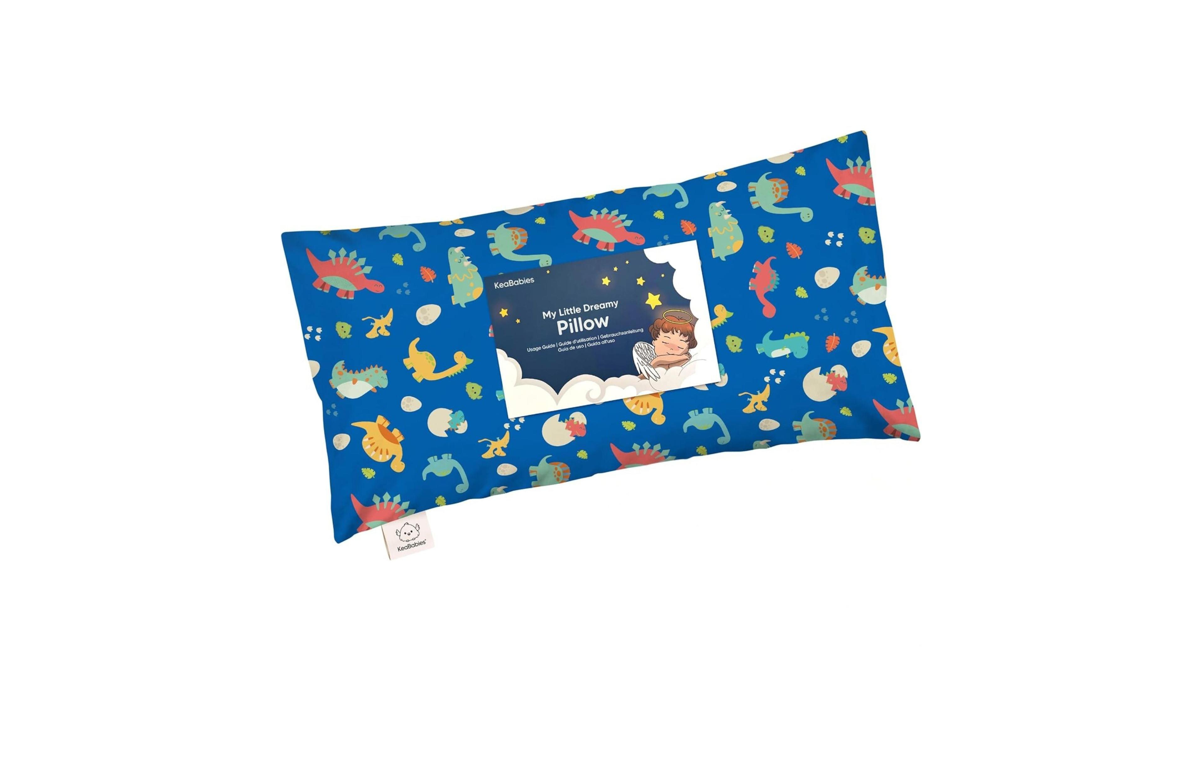 KeaBabies Toddler Buddy Pillow with Pillowcase, 10X18 Soft Cotton Pillows for Sleeping