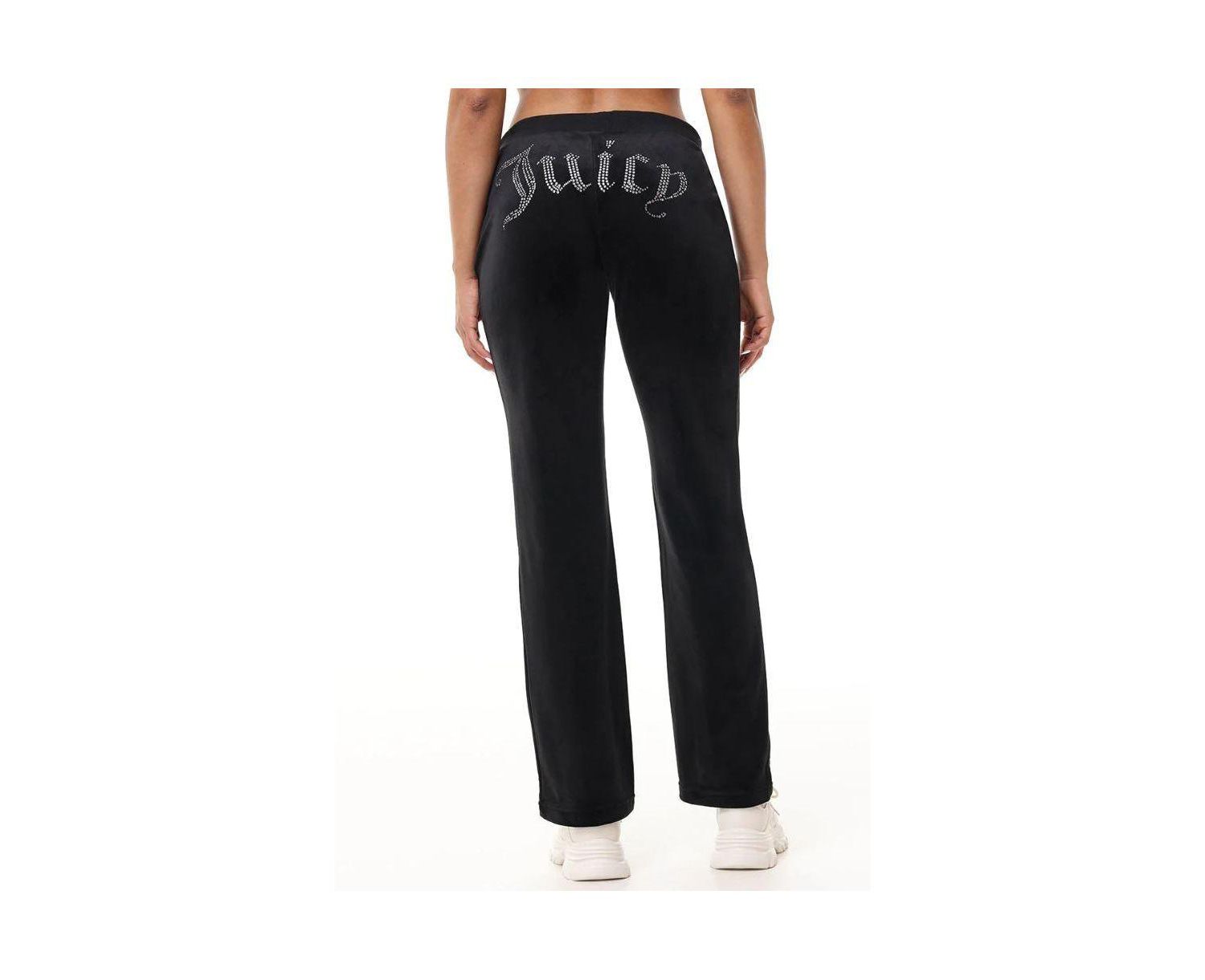 Women's OG Bling Track Pant Velour Y2K Bootcut Pants