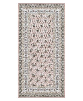 Amelia Floral Slip Resistant Accent Rug, 24" x 48"