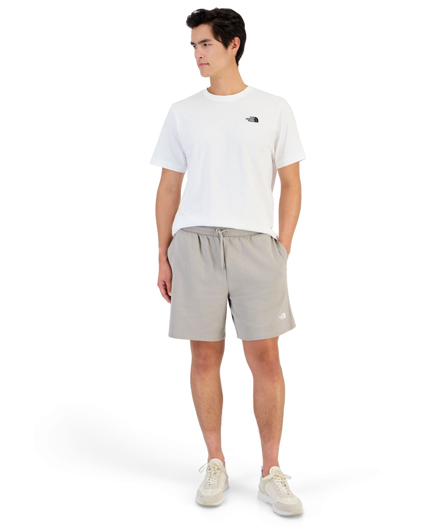 Мужские шорты The North Face Double Knit Pull-On, 7" Inseam, цвет: Серо-бежевый — фото 1