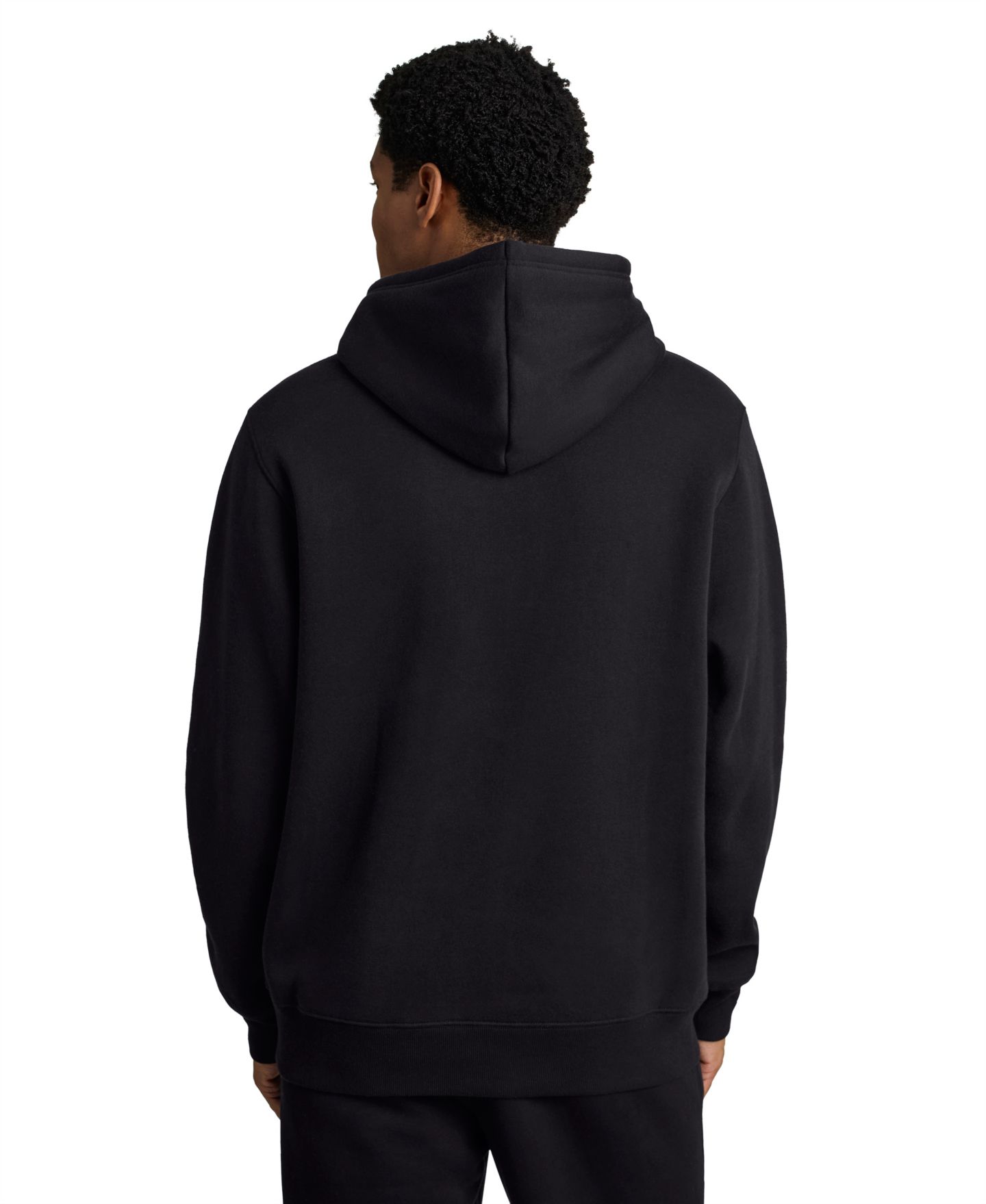 Мужское худи Champion Powerblend Fleece Graphic Pullover, цвет: Чёрный — фото 4