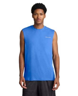 Men's Script Sport Muscle Crewneck Tank Top
