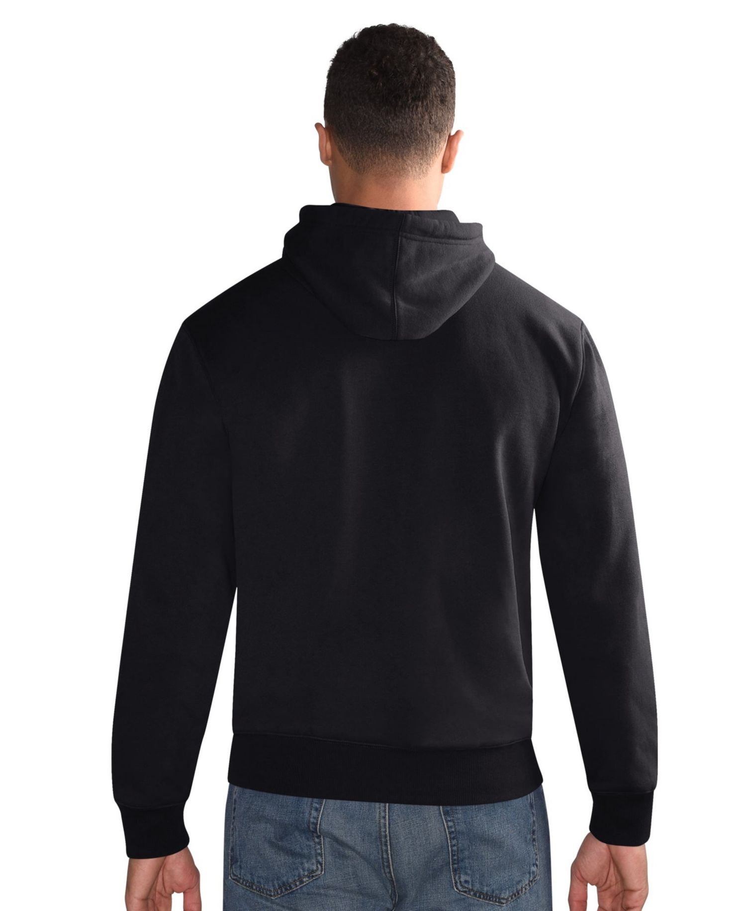 Men's Black Las Vegas Raiders Hoodie and Cuffed Knit Hat Combo Pack