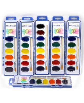 Bulk Watercolors, 6 Pack, 8 Colors