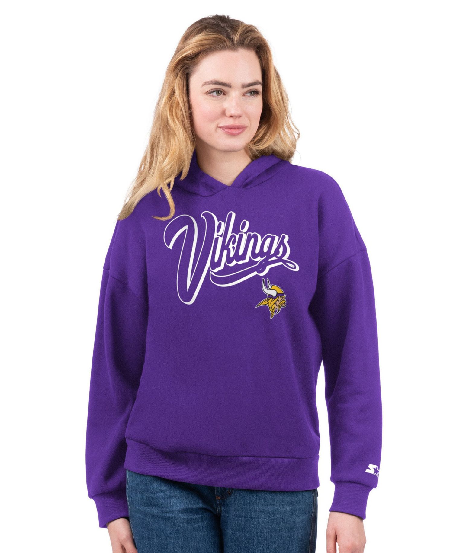 Women's Gold/Purple Minnesota Vikings Hoodie & T-Shirt Combo Pack