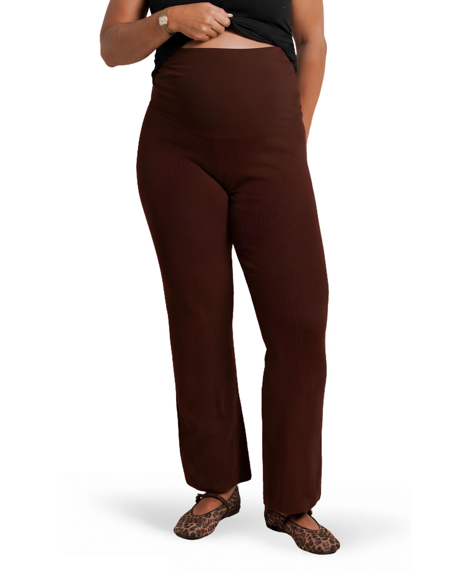 Women's NOM Georgina Foldover Knit Pants