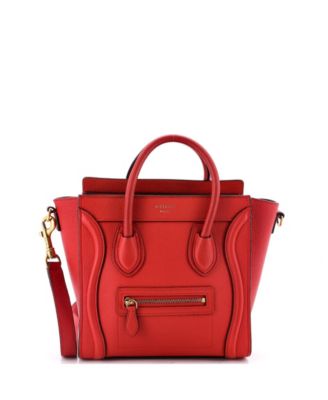 Nano Luggage Bag Grainy Leather