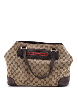 Medium Dressage Tote GG Canvas and Leather