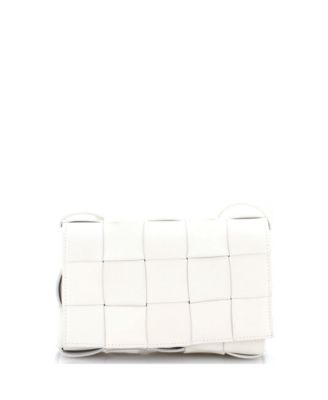 Mini Brick Cassette Shoulder Bag Maxi Intrecciato Leather