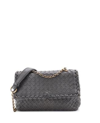 Small Olimpia Crossbody Bag Intrecciato Nappa