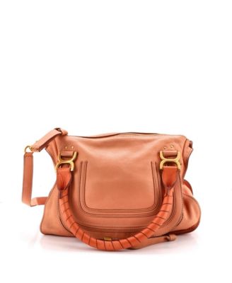 Medium Marcie Satchel Leather
