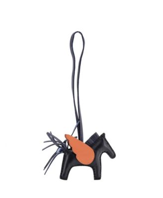 Rodeo Pegase Equestrian-Inspired Leather Bag Charm