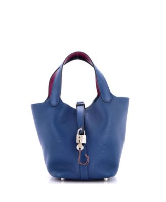 Pre-Owned Hermes PM Eclat Picotin Lock Bag Clemence