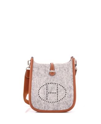 Pre-Owned Hermes TPM Evelyne Bag Gen III Felt