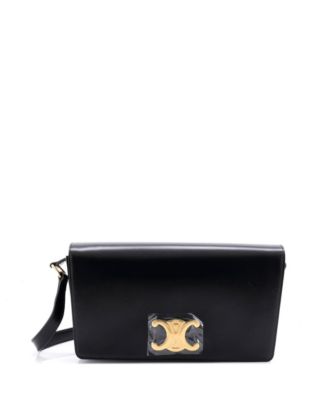 Trapeze Triomphe Shoulder Bag Smooth Calfskin