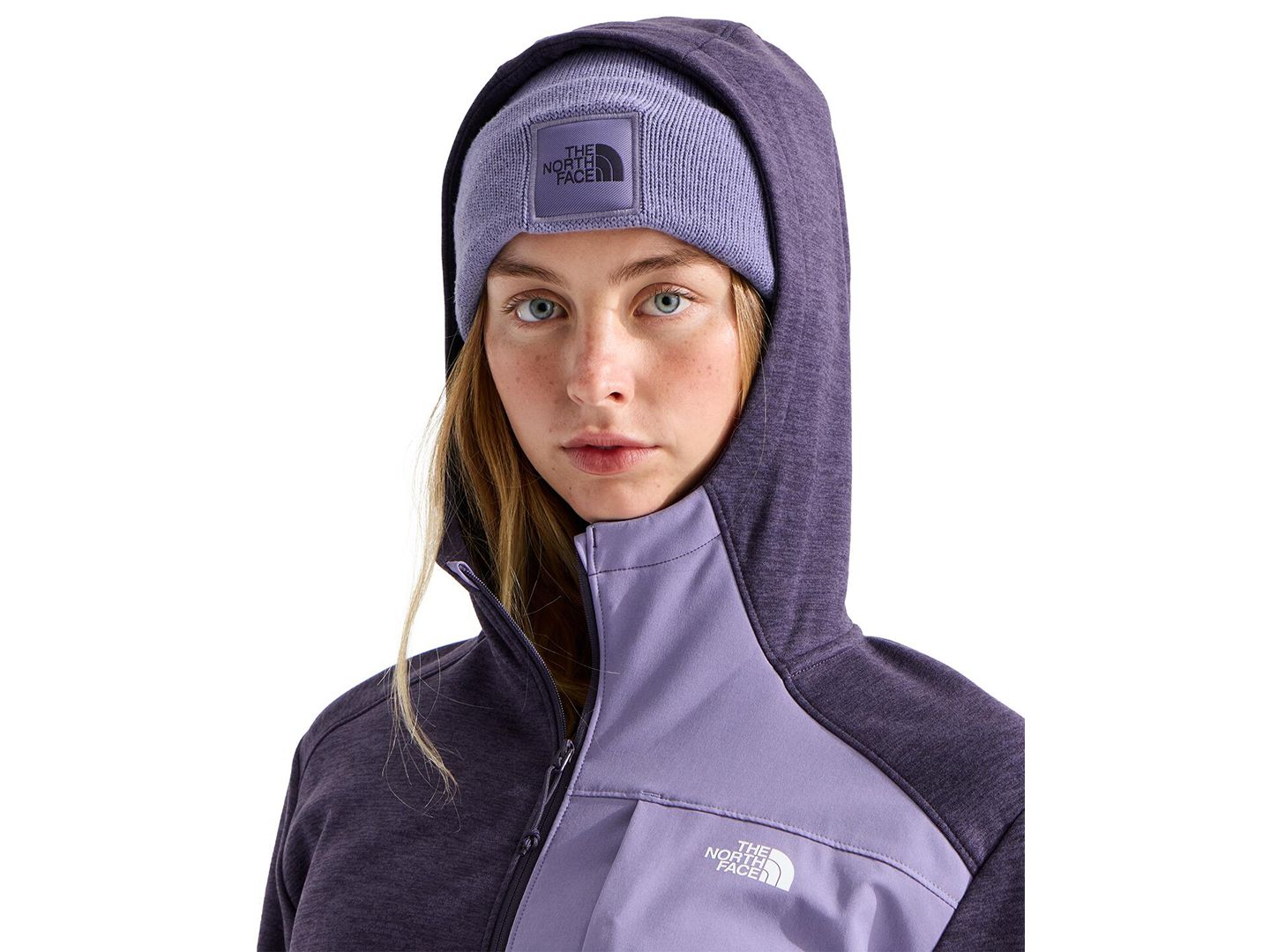 Женское худи The North Face Performance Fleece Full-Zip, цвет: Сумеречный — фото 5