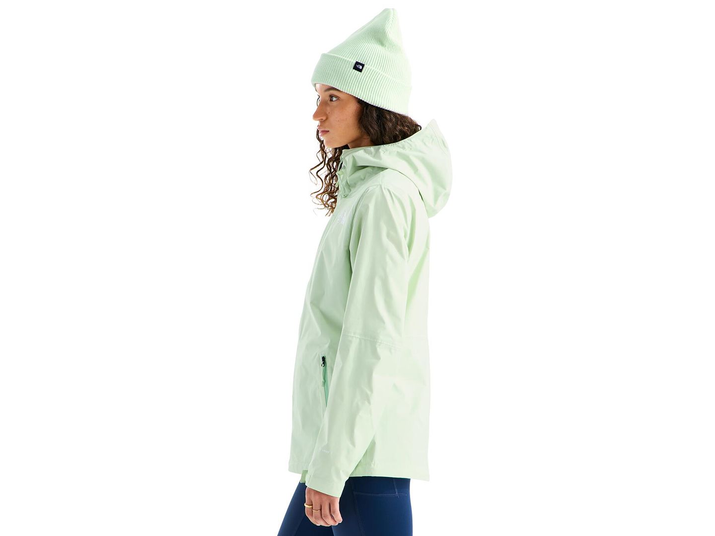Женская куртка The North Face Alta Vista Hooded Rain, цвет: Серый — фото 11