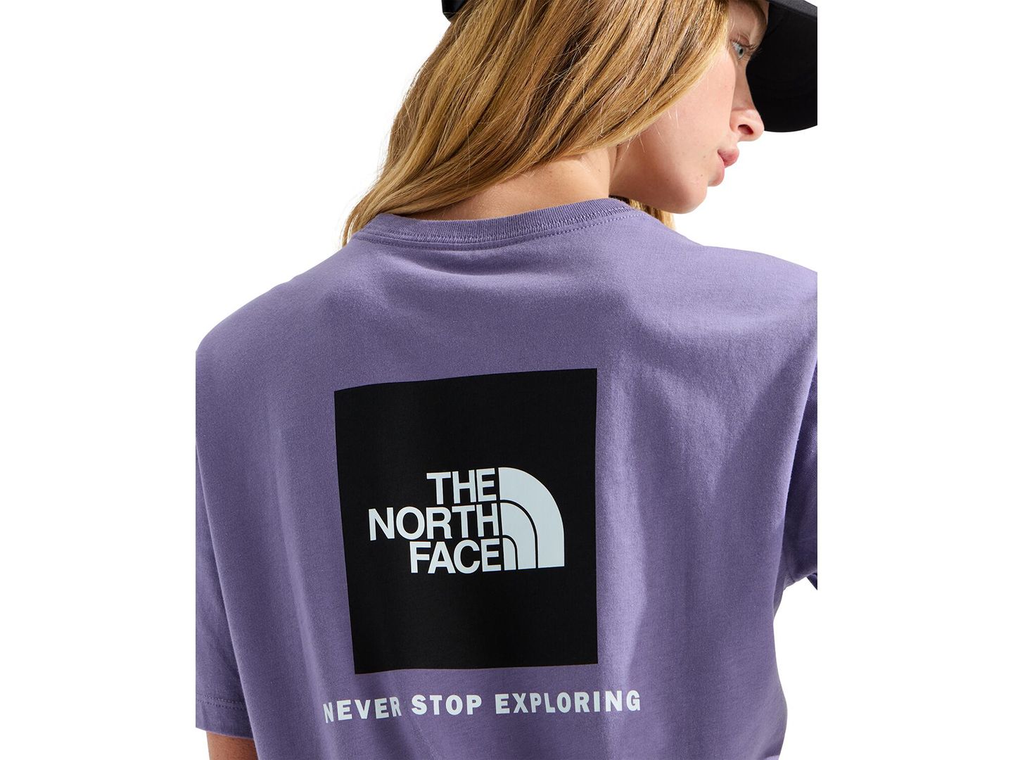 Женская футболка The North Face Short-Sleeve Core Box NSE, цвет: Чёрный / Белый — фото 5