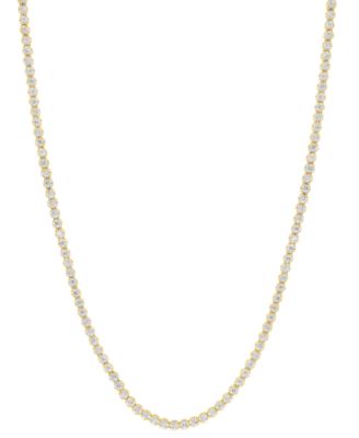 Lab-Grown Diamond Tennis Necklace (3 ct. t.w.) in 14k Yellow Gold