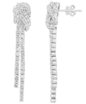 Lab-Grown Diamond Earrings (2-1/3 ct. t.w.) in 14k White Gold