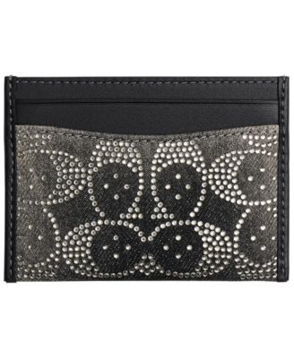 Essential Crystal Signature Denim Card Case
