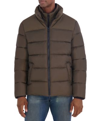 Men's Marshmallow Mid-Weight Stand-Collar Bib Puffer