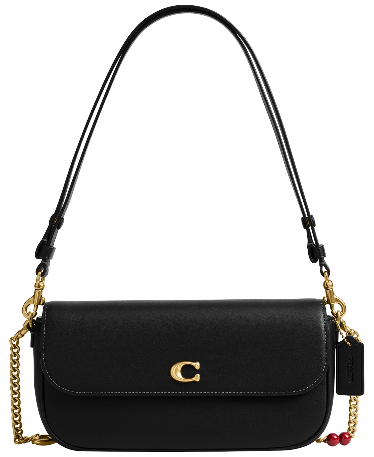 Coach Brook Small Leather Flap Shoulder Handbag