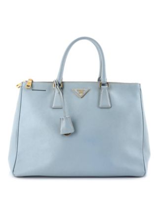 Large Double Zip Lux Tote Saffiano Leather