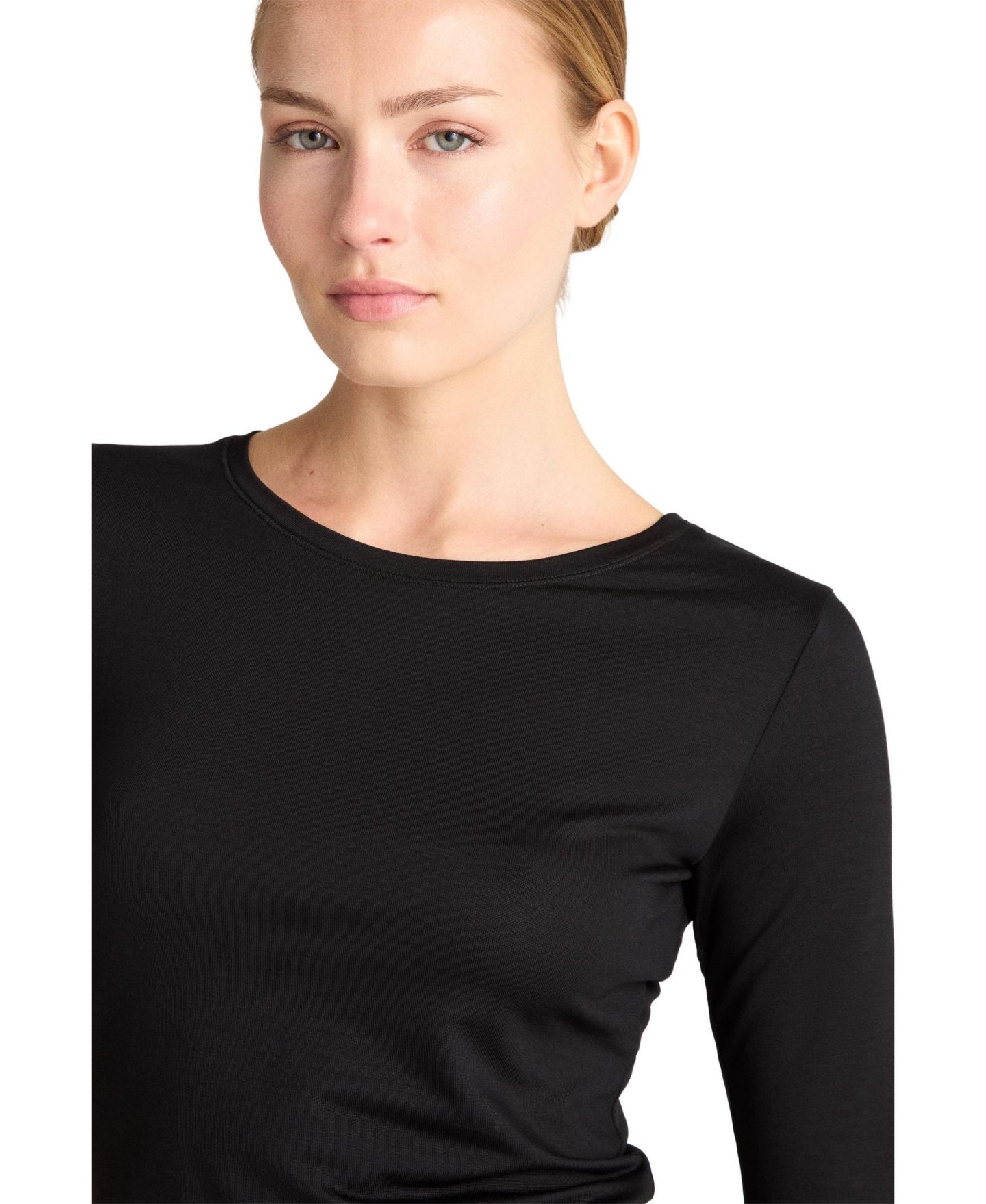 Женская футболка Residus Caline Jersey 3/4-Sleeve Fitted, цвет: Чёрный — фото 3