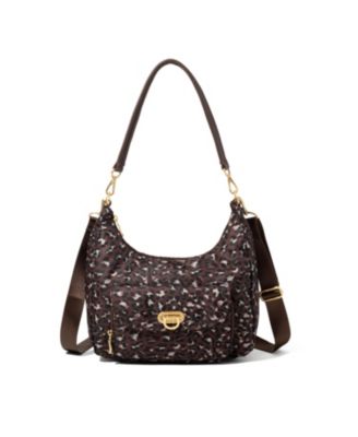 Coastal Flip Lock Half Moon Bag