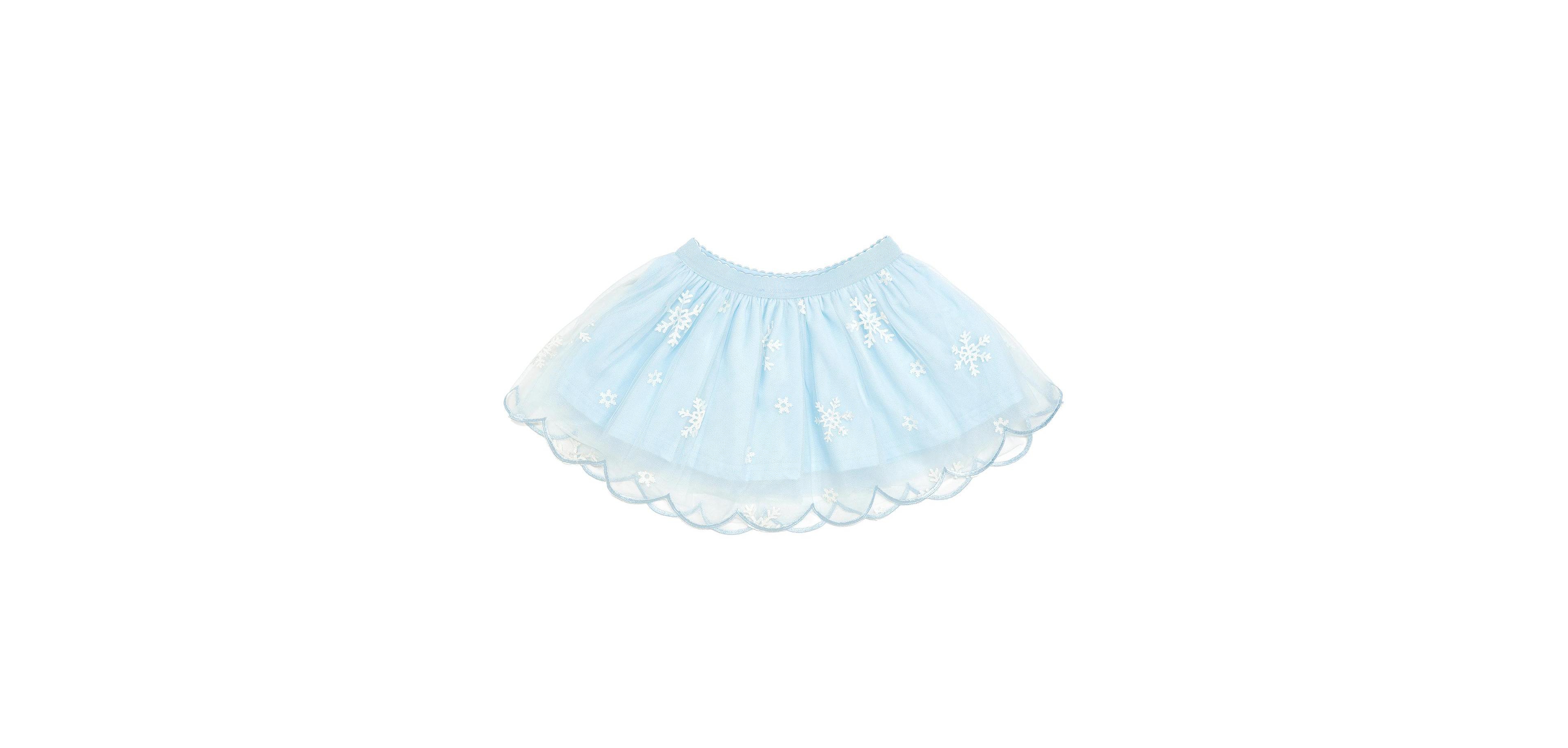 Sweet Wink Girls' 4-16 Glitter Snowflake Scalloped Tutu Skirt