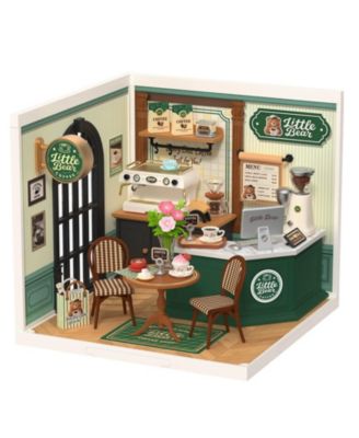Little Bear Cafe 119-Piece Miniature Building Set, Ages 14+