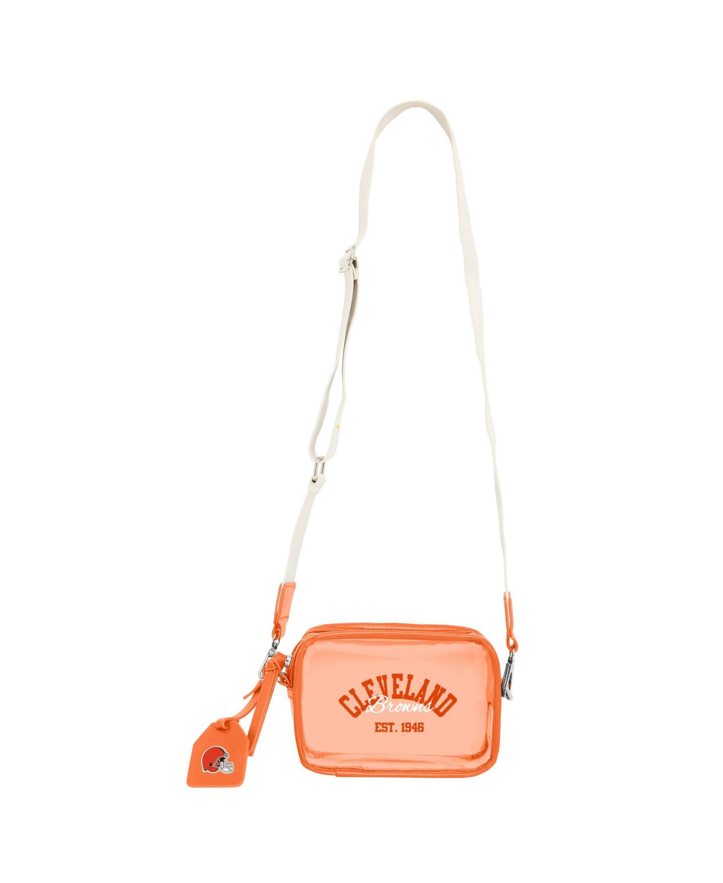 Женская сумка WEAR by Erin Andrews Cleveland Browns Sheer Color Crossbody — фото 1