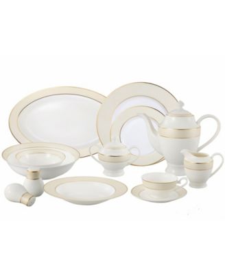 Valentina 57-PC Dinnerware Set, Service for 8