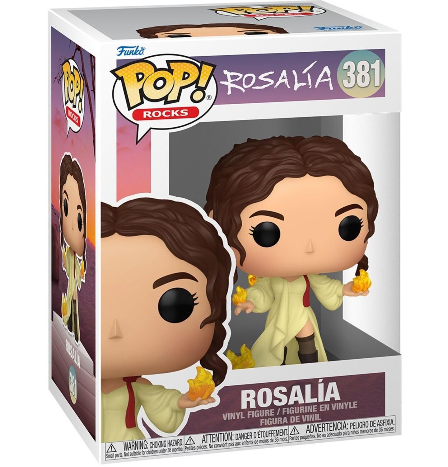 Фигурка Funko Pop Rocks Rosalia La Noche De Anoche 3.55" Vinyl, от 3 лет, цвет: Open Miscellaneous — фото 3