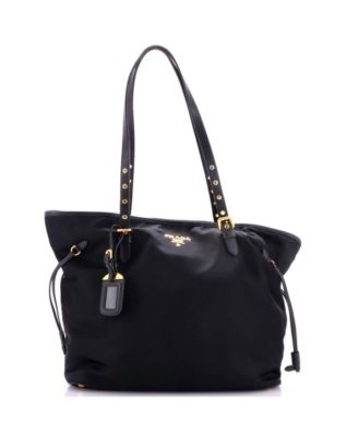 Medium Belted Tote Tessuto and Leather