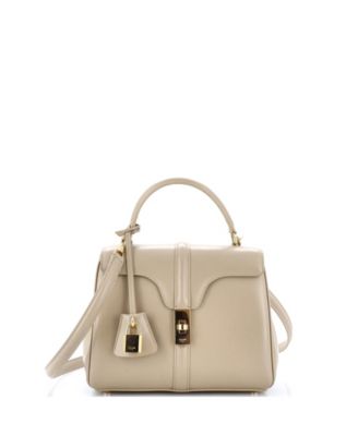 Small 16 Top Handle Bag Smooth Calfskin