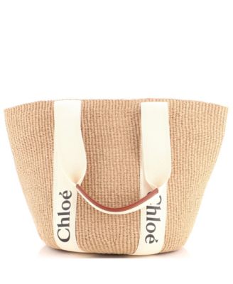Large x Mifuko Woody Tote Raffia
