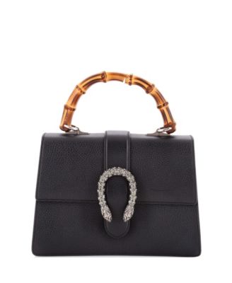 Medium Dionysus Bamboo Top Handle Bag Leather